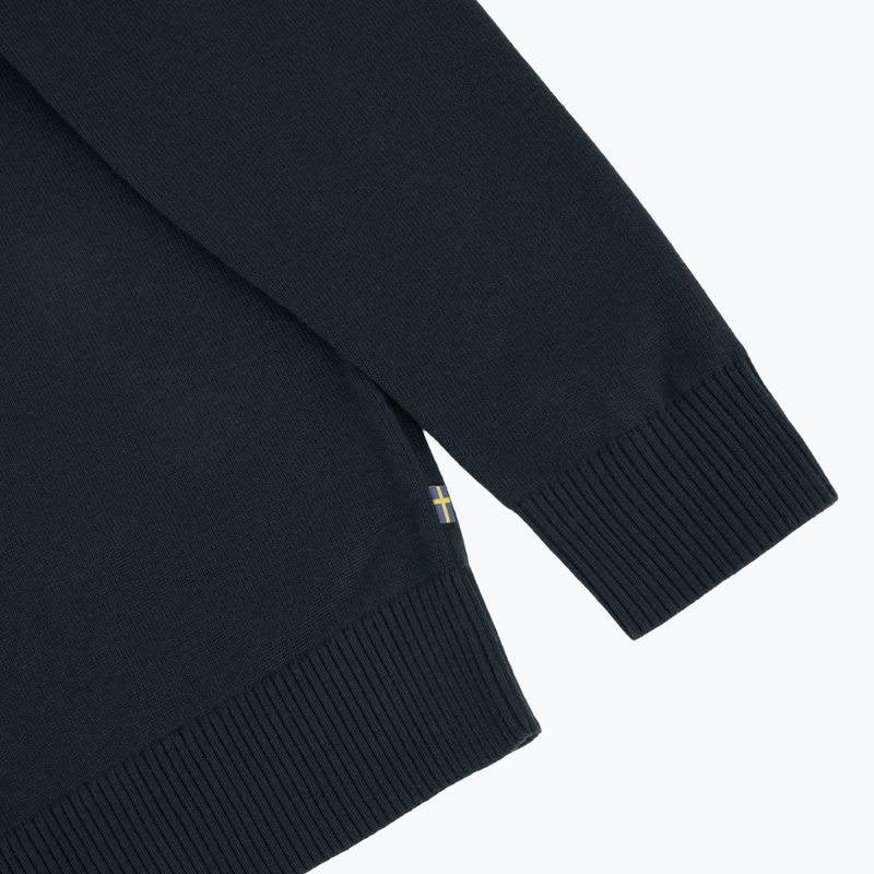 Sweter męski Fjällräven Övik Lite Half Zip dark navy 4