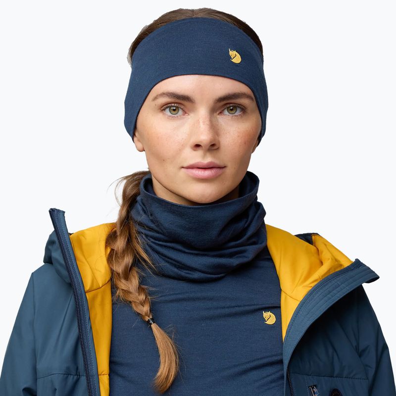 Opaska na głowę Fjällräven Bergtagen Merino mountain blue 4