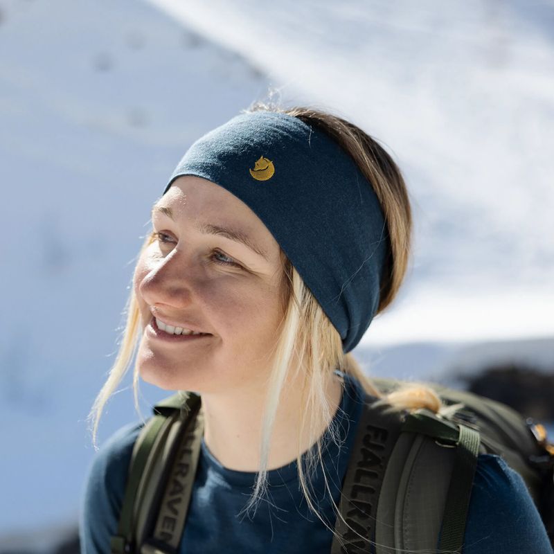 Opaska na głowę Fjällräven Bergtagen Merino mountain blue 8