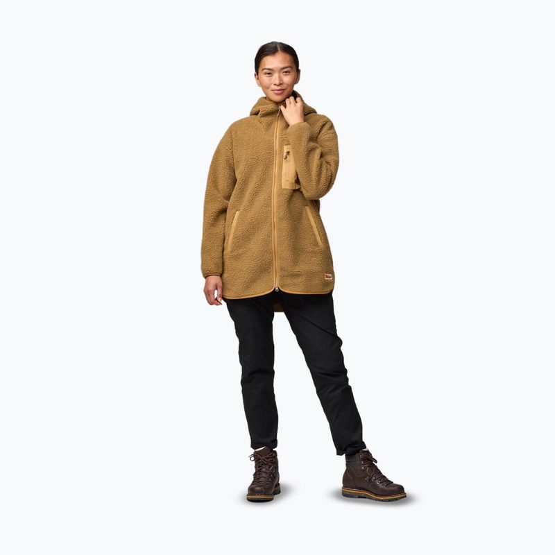 Bluza damska Fjällräven Vardag Pile Fleece Long buckwheat brown 2