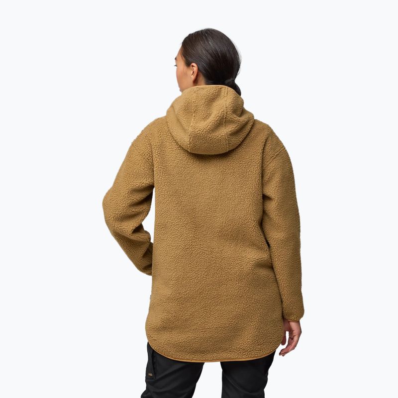Bluza damska Fjällräven Vardag Pile Fleece Long buckwheat brown 3