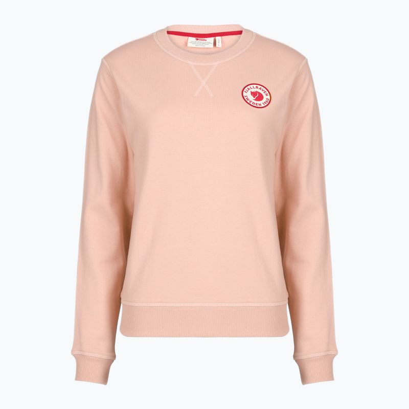 Bluza damskie Fjällräven 1960 Logo Badge Sweater chalk rose