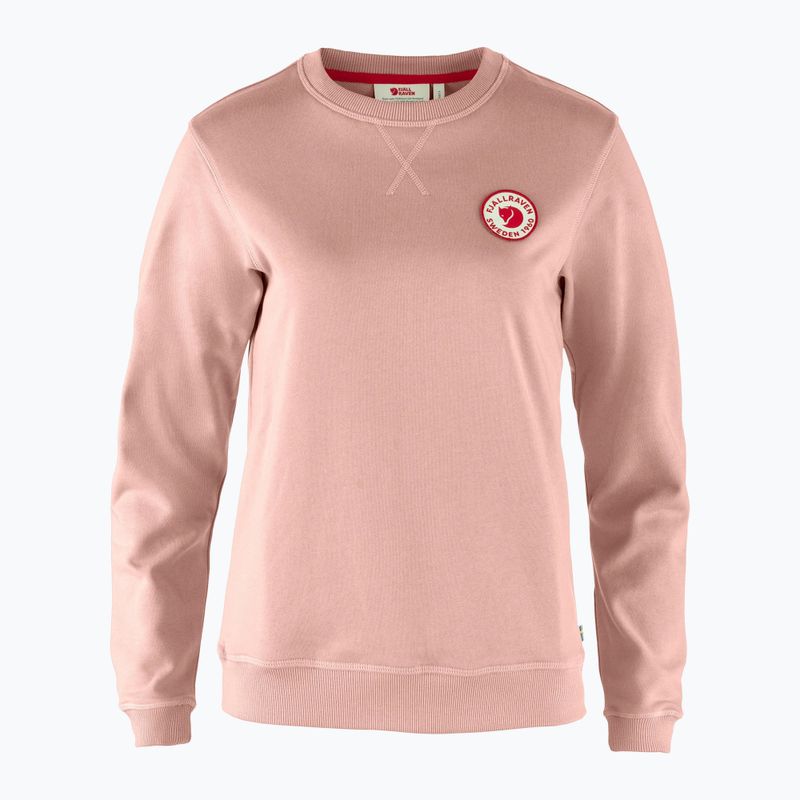 Bluza damskie Fjällräven 1960 Logo Badge Sweater chalk rose