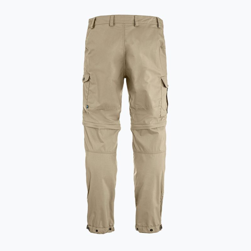 Spodnie trekkingowe męskie Fjällräven Vidda Pro Lite Zip Off fossil 2