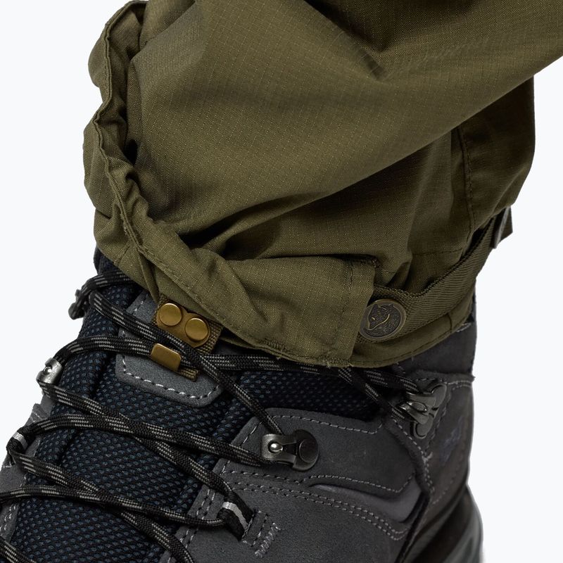 Spodnie trekkingowe męskie Fjällräven Vidda Pro Lite Zip Off laurel green 13