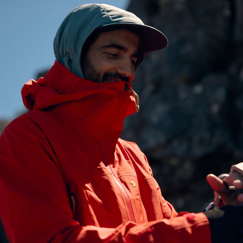 Kurtka softshell męska Fjällräven Bergtagen GTX Lite flame orange 6