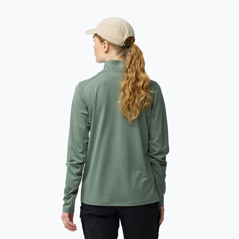 Bluza trekkingowa damska Fjällräven Abisko Day Hike Half Zip patina green 3
