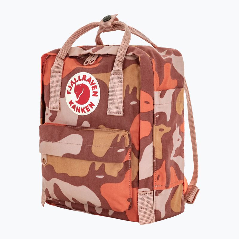 Plecak miejski Fjällräven Kanken Graphics Mini 7 l chalkrose/hidden animals 2