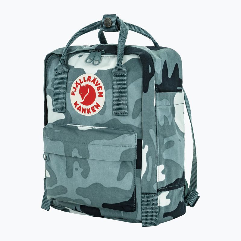 Plecak miejski Fjällräven Kanken Graphics Mini 7 l nimbus blue/hidden animals 2