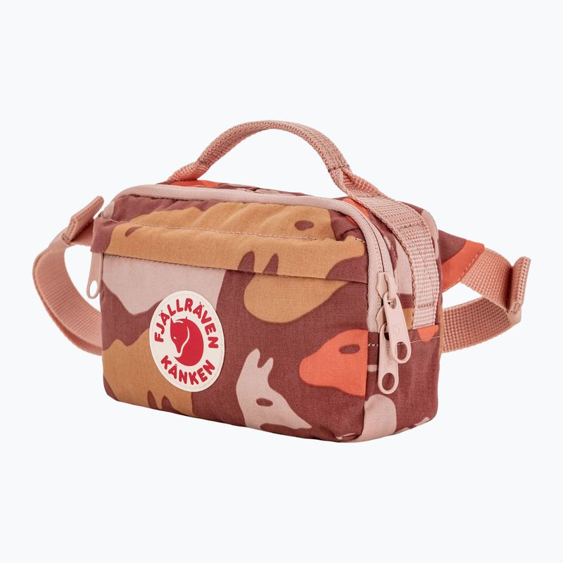 Saszetka nerka Fjällräven Kanken Graphics Hip Pack chalk rose/hidden animals 2