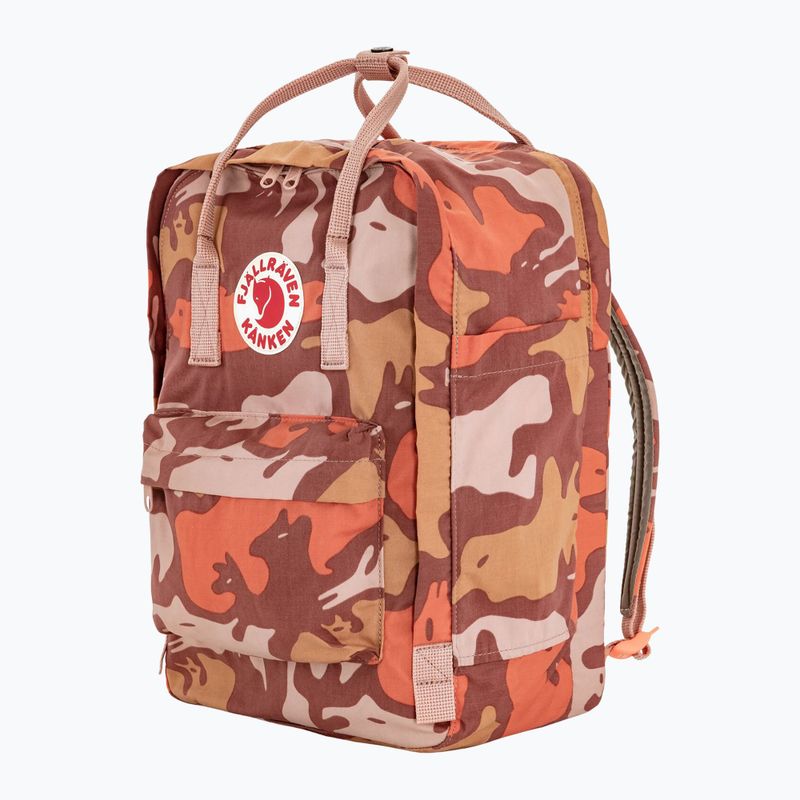 Plecak miejski Fjällräven Kanken Graphics Laptop 15" 18 l chalkrose/hidden animals 2