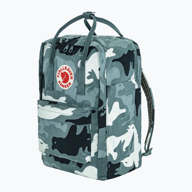 Plecak miejski Fjällräven Kanken Graphics Laptop 15" 18 l nimbus blue/hidden animals 2