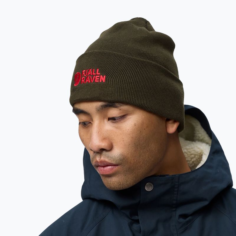 Czapka zimowa Fjällräven Vardag Beanie deep forest 5