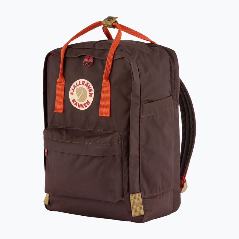 Plecak miejski Fjällräven Kanken Koncept Laptop 15" 18 l black oak/rowan red 2