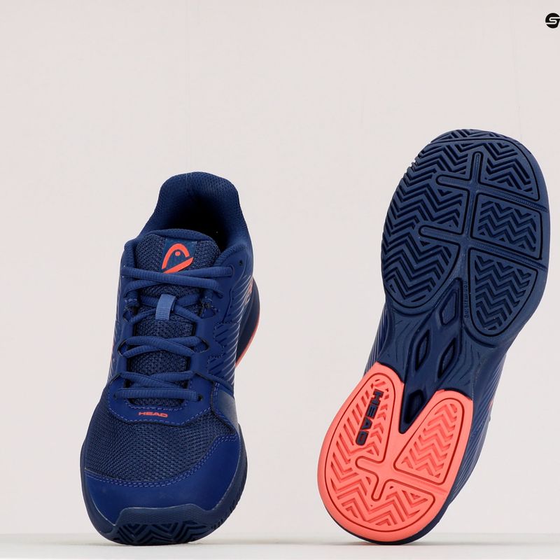 Buty do tenisa damskie HEAD Revolt Court W dark blue/coral 14