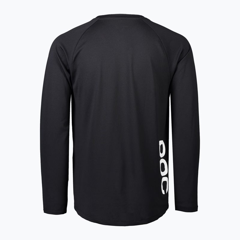Longsleeve rowerowy męski POC DH Jersey carbon black 2