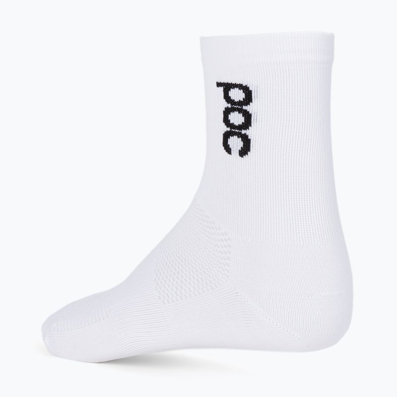 Skarpety rowerowe POC Essential Road Short hydrogen white 2