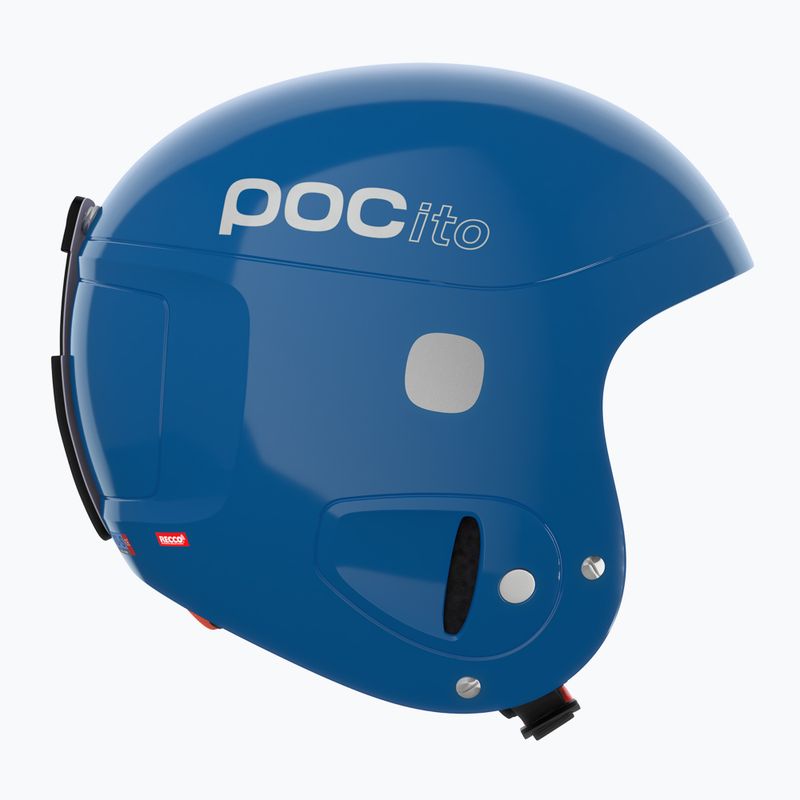 Kask narciarski dziecięcy POC POCito Skull fluorescent blue 4