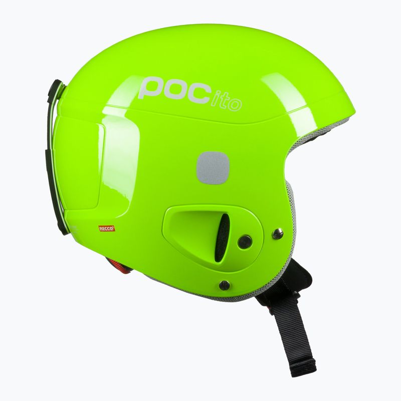 Kask narciarski dziecięcy POC POCito Skull fluorescent yellow/green 4