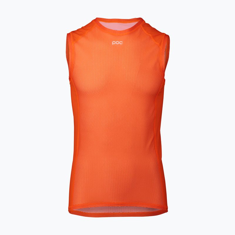 Potówka kolarska męska POC Essential Layer Vest zink oragne 2