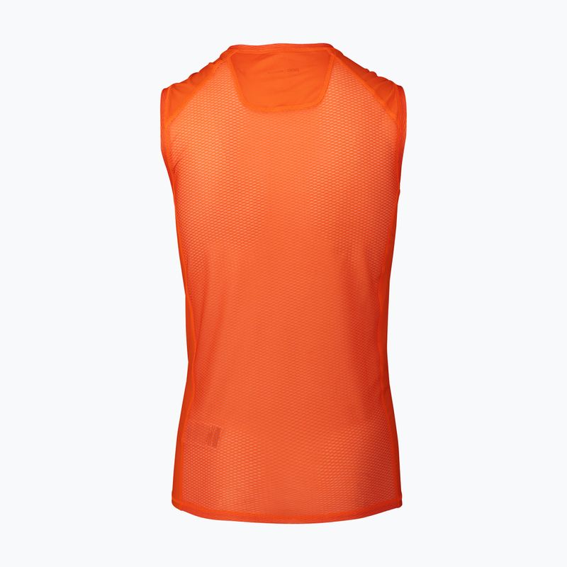 Potówka kolarska męska POC Essential Layer Vest zink oragne 3