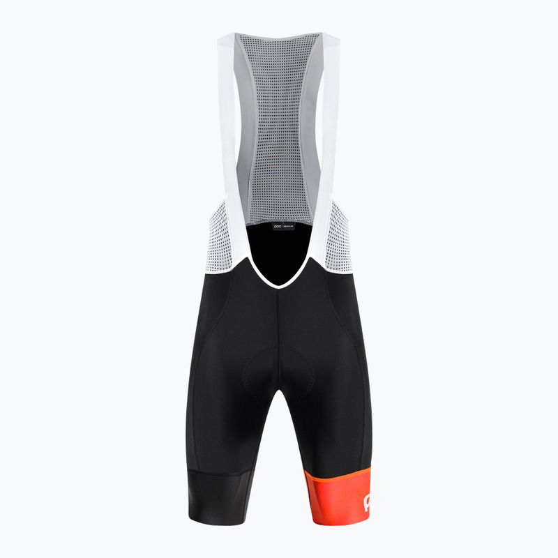 Spodenki rowerowe męskie POC Essential Road VPDs Bib Shorts uranium black/hydrogen white 7