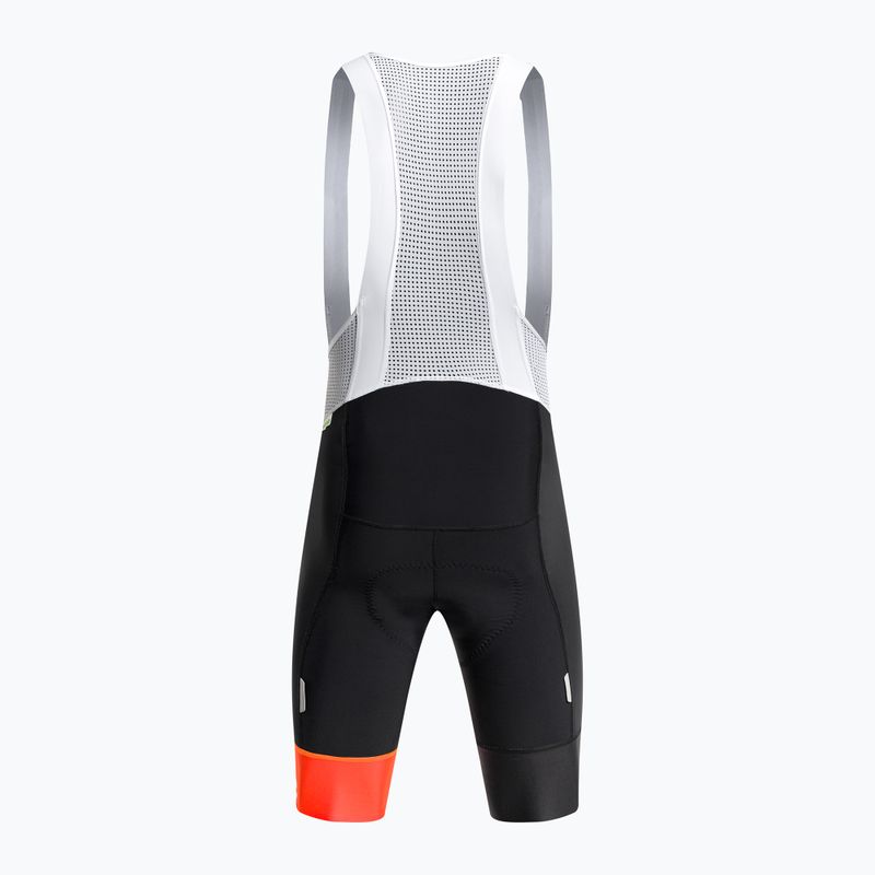 Spodenki rowerowe męskie POC Essential Road VPDs Bib Shorts uranium black/hydrogen white 8