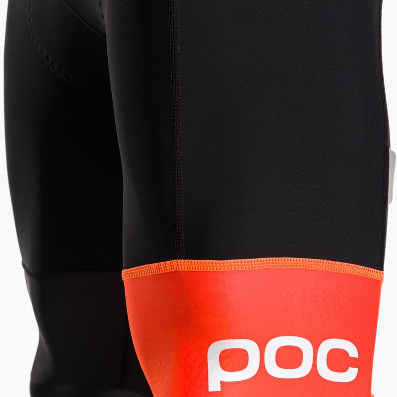 Spodenki rowerowe męskie POC Essential Road VPDs Bib Shorts uranium black/hydrogen white 9