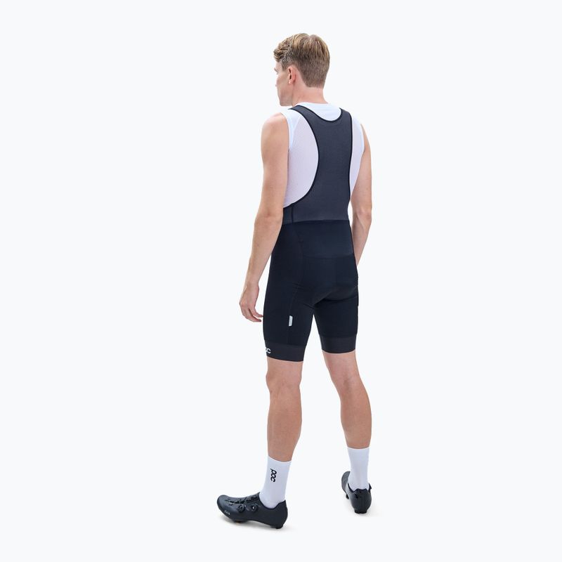 Spodenki rowerowe męskie POC Pure VPDs Bib Shorts uranium black/uranium black 3