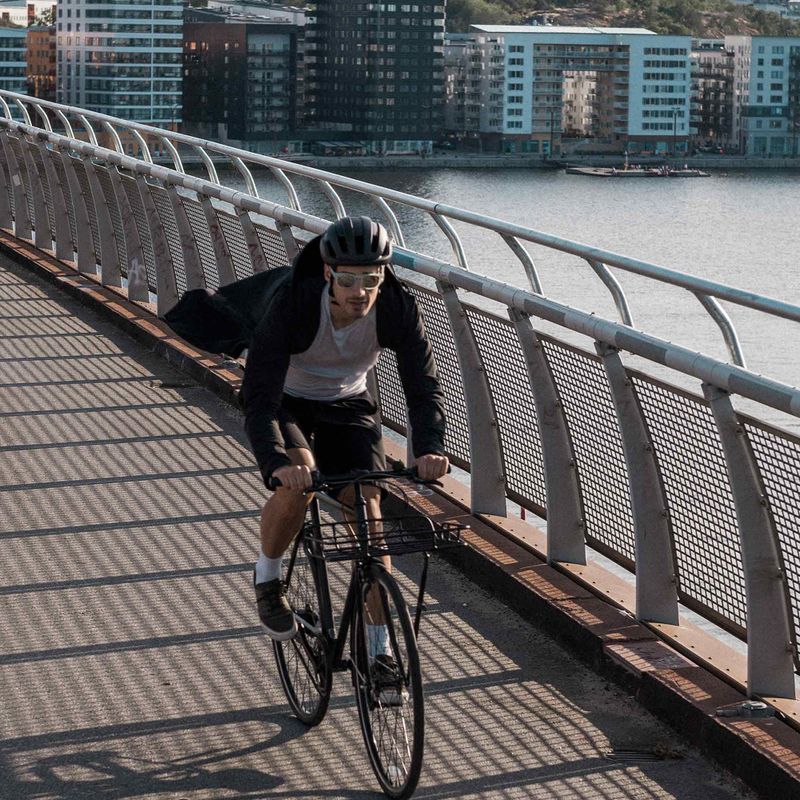 Kurtka rowerowa męska POC Transcend uranium black 3