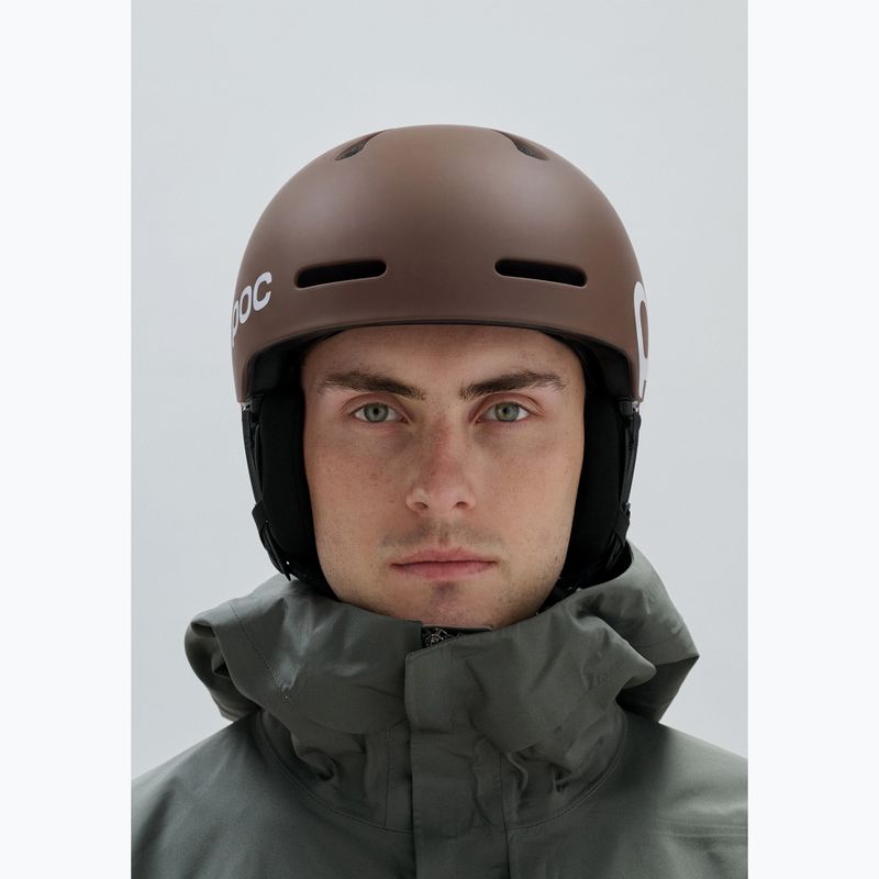 Kask narciarski POC Fornix BC bronzite brown matt 5