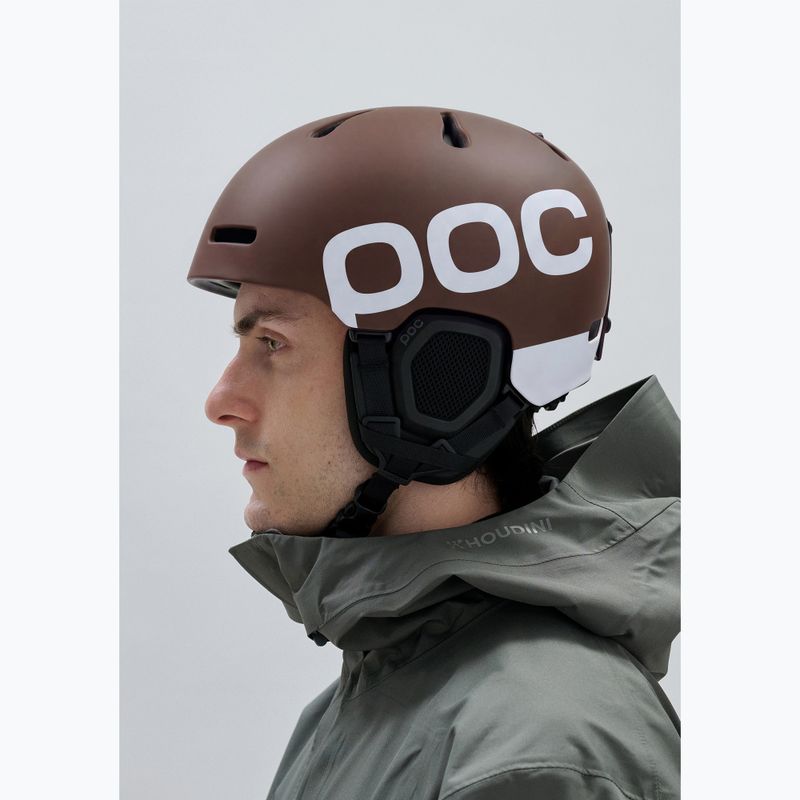 Kask narciarski POC Fornix BC bronzite brown matt 6