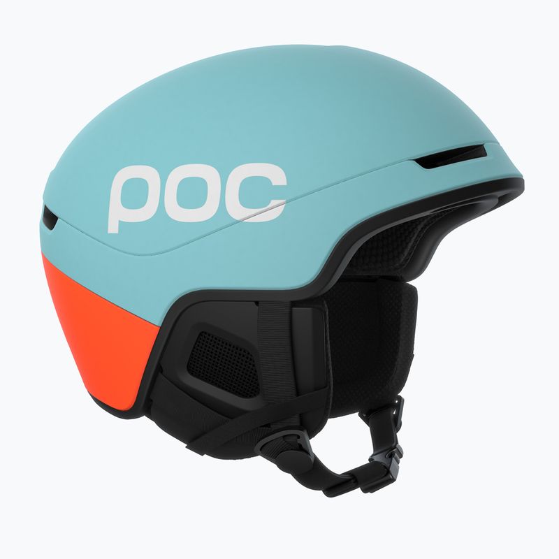 Kask narciarski POC Obex Contour indicolite blue matt/carnelian orange matt