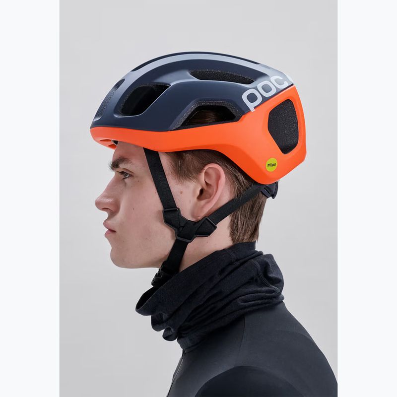 Kask rowerowy POC Ventral Air Mips apatite navy matt/orange matt/hydrogen white matt 6