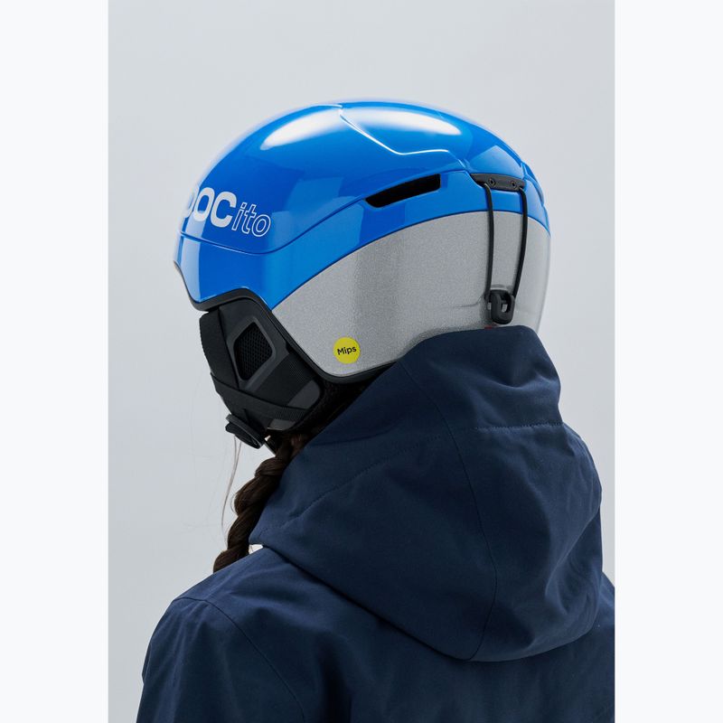 Kask narciarski dziecięcy POC Pocito Obex MIPS Jr fluorescent blue 8