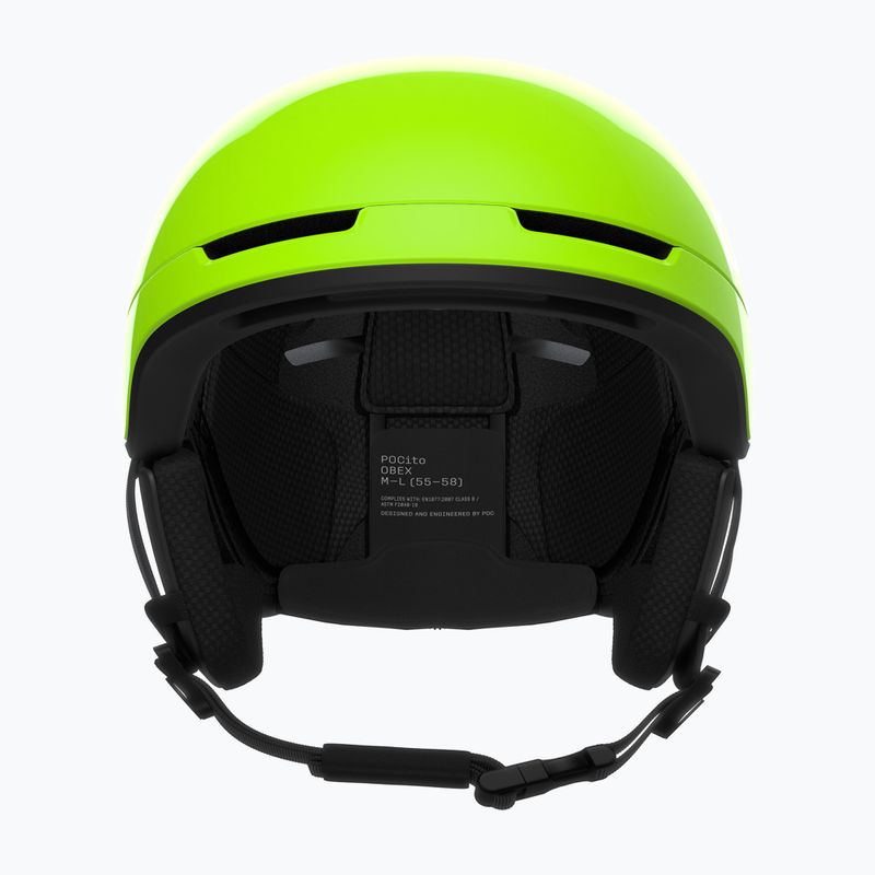 Kask narciarski dziecięcy POC Pocito Obex MIPS Jr fluorescent yellow/green 3