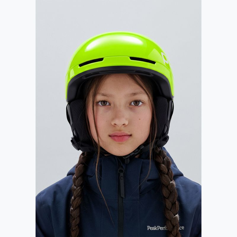 Kask narciarski dziecięcy POC Pocito Obex MIPS Jr fluorescent yellow/green 6