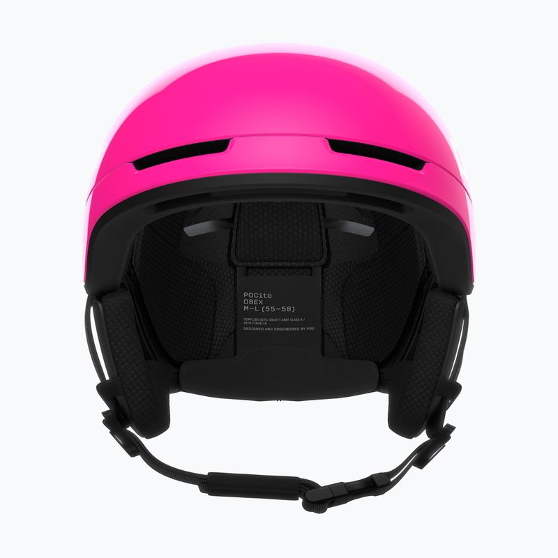 Kask narciarski dziecięcy POC Pocito Obex MIPS Jr fluorescent pink 3