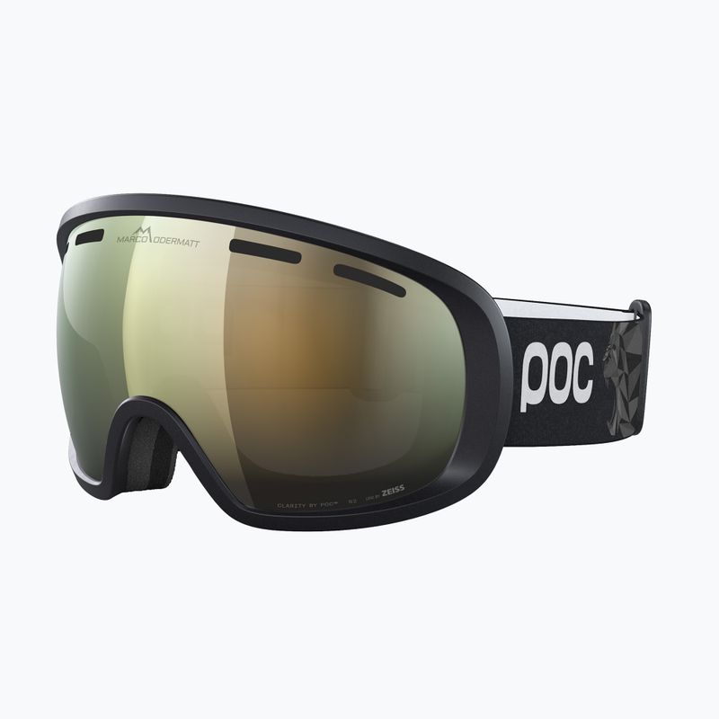 Gogle narciarskie POC Fovea Marco Odermatt Ed. uranium black/podium gold/sunny gold 4