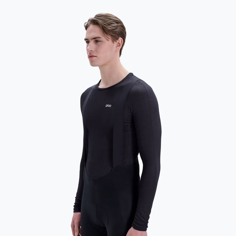 Longsleeve rowerowy męski POC Layer Mid Jersey uranium black 4
