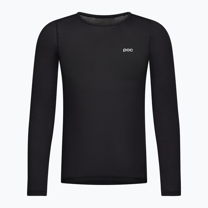 Longsleeve rowerowy męski POC Layer Mid Jersey uranium black 5