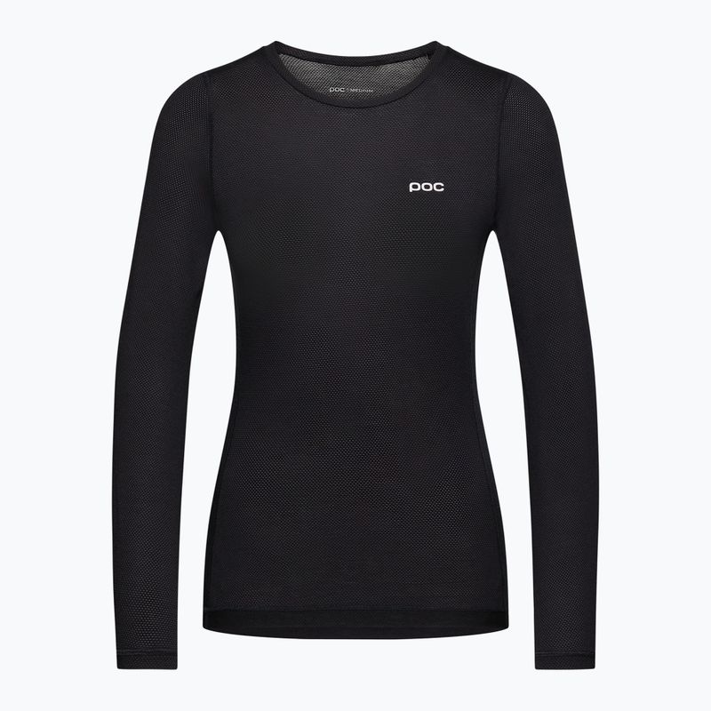 Longsleeve rowerowy damski POC Layer Mid Jersey uranium black 5