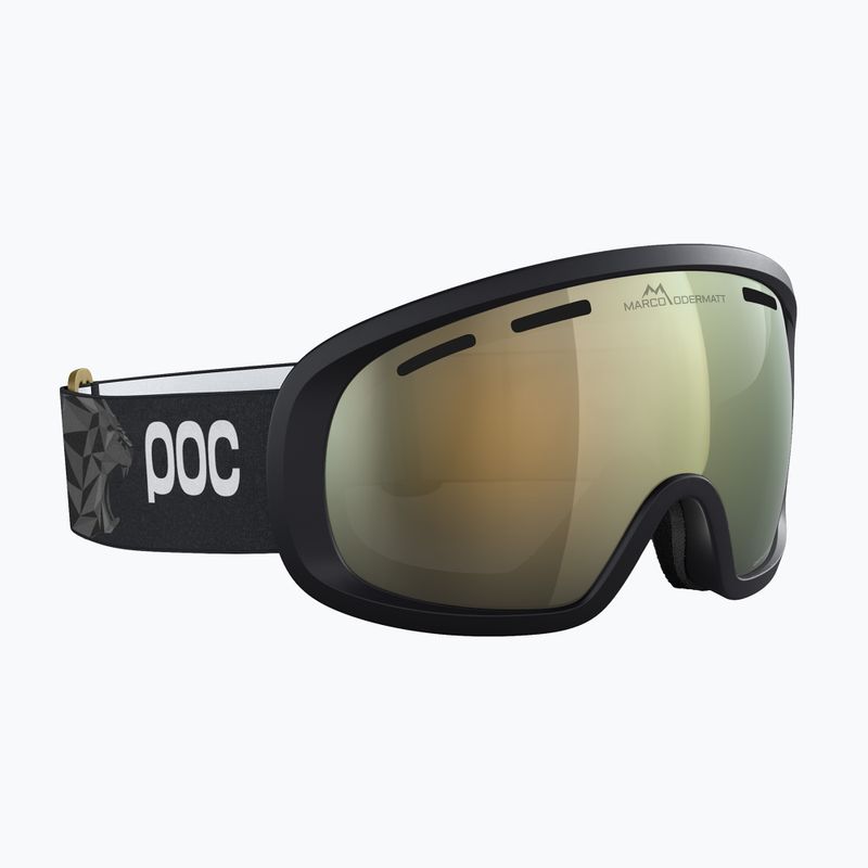 Gogle narciarskie POC Fovea Mid Marco Odermatt Ed. uranium black/podium gold/sunny gold