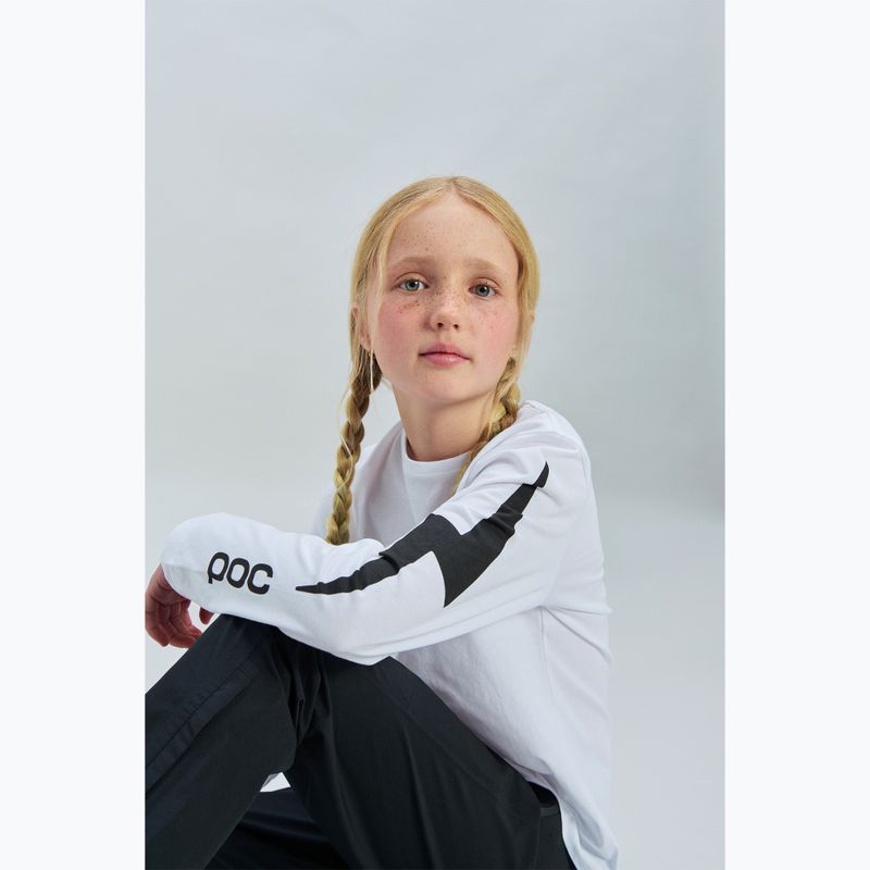 Longsleeve dziecięcy POC Tee Jr hydrogen white 3