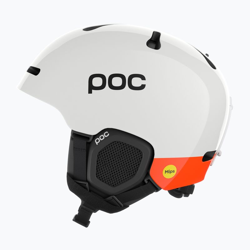 Kask narciarski POC Fornix MIPS hydrogen white/fluorescent orange 2