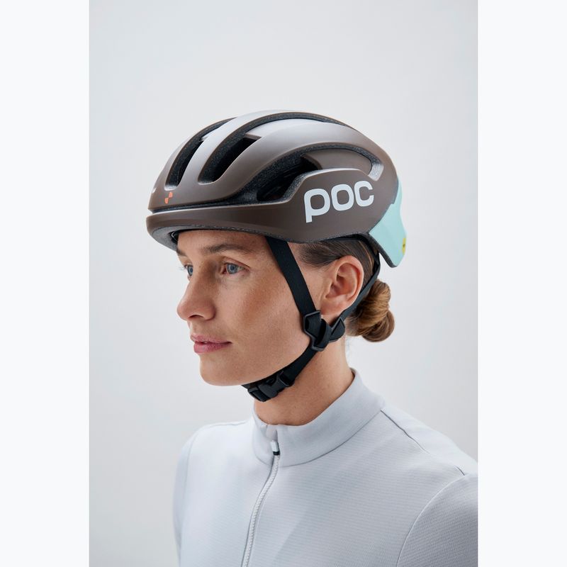 Kask rowerowy POC Omne Air MIPS bronzite brown matt/lazurite blue matt 5