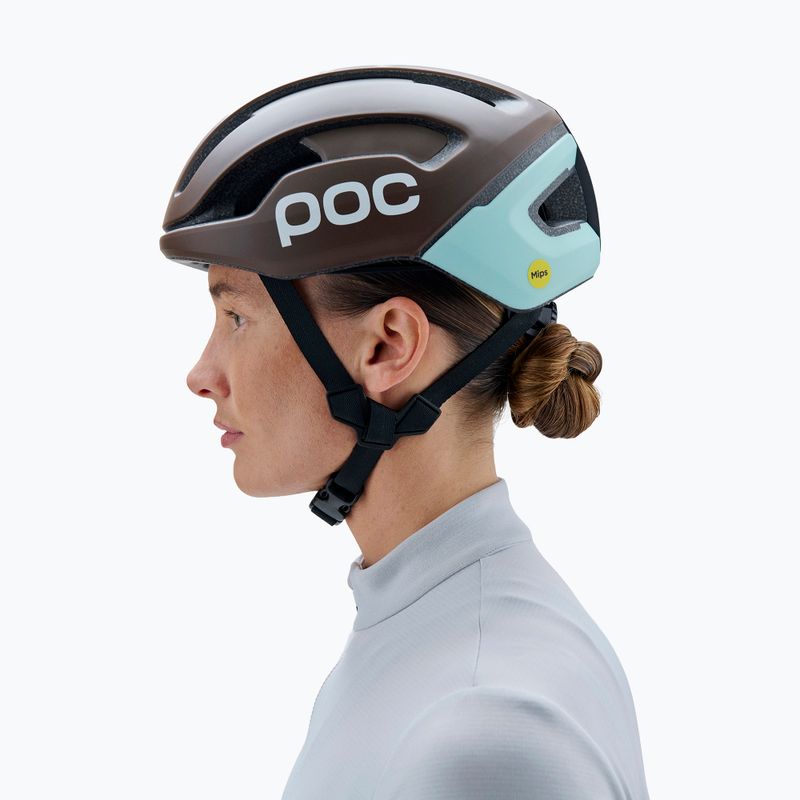 Kask rowerowy POC Omne Air MIPS bronzite brown matt/lazurite blue matt 7