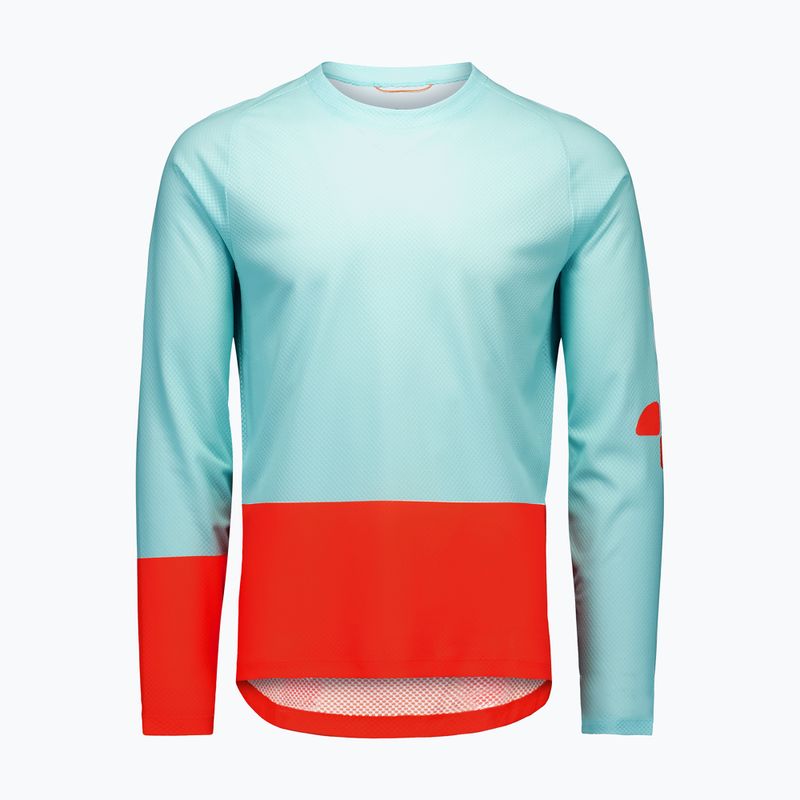 Longsleeve rowerowa męska POC Motion Air Jersey lazurite blue/carnelian orange 5