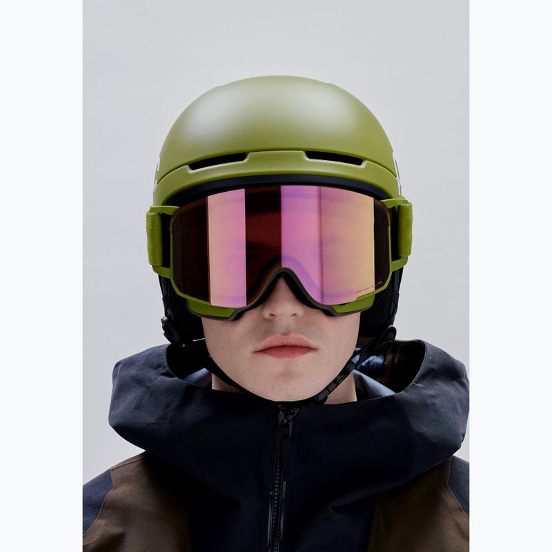 Gogle narciarskie POC Nexal olivine green/partly sunny rose gold 5