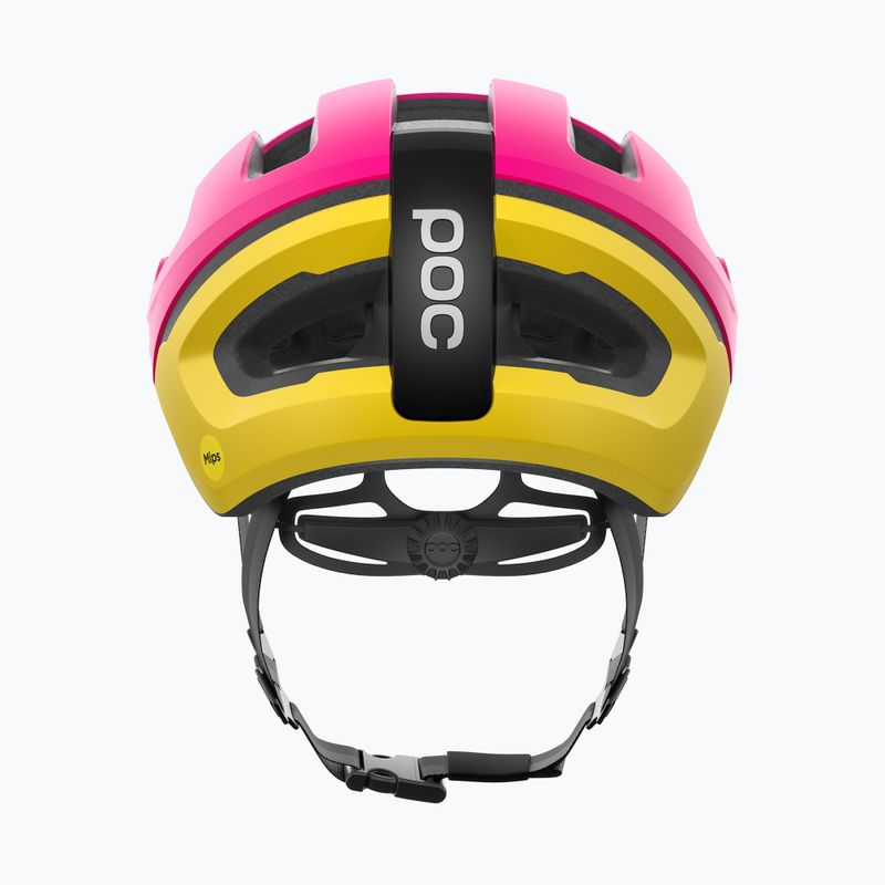 Kask rowerowy POC Omne Air MIPS rhos red matt/citrine yellow matt 4